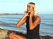 Pressure point reflexing techniques are included in Energyia Kinetics Beauty workouts, while on retreats in the Greek Islands this summer