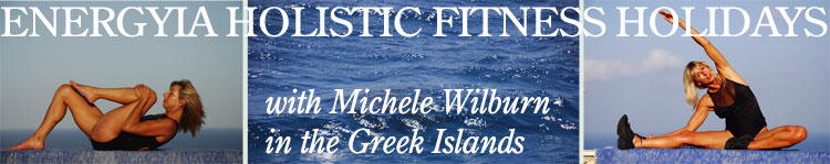 Michele Wilburn hosts Energyia holisitc fitness activity holidays in Zakynthos Greek Islands during the summer